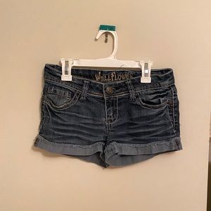 Denim shorts